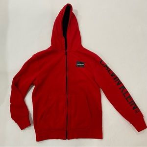 Calvin Klein Kids Cotton Red Jacket like New